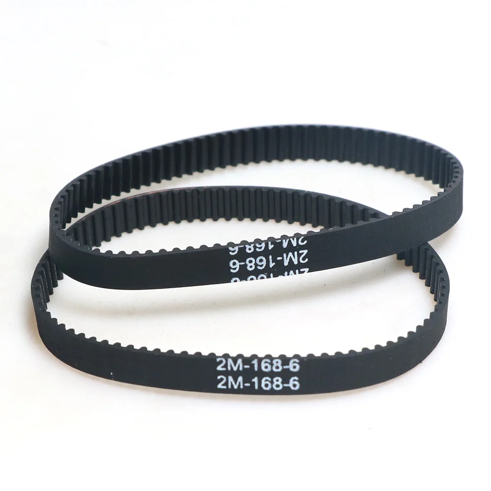 Rubber Circular Arc tooth synchronous belt 2M GT2 160/162/164/166/168 Closed loop belt width  3/6/9/10/15mm