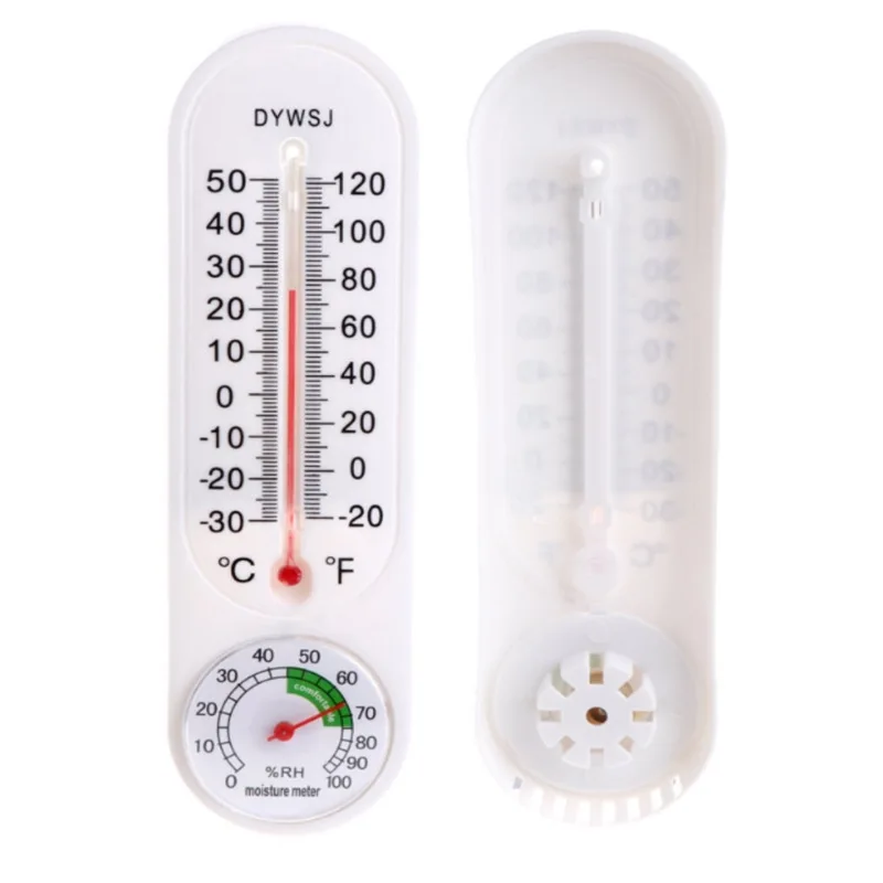 Portable Indoor Thermometer Wall-mounted Household Greenhouse Temperature And Humidity Meter Precise Breeding Thermometer