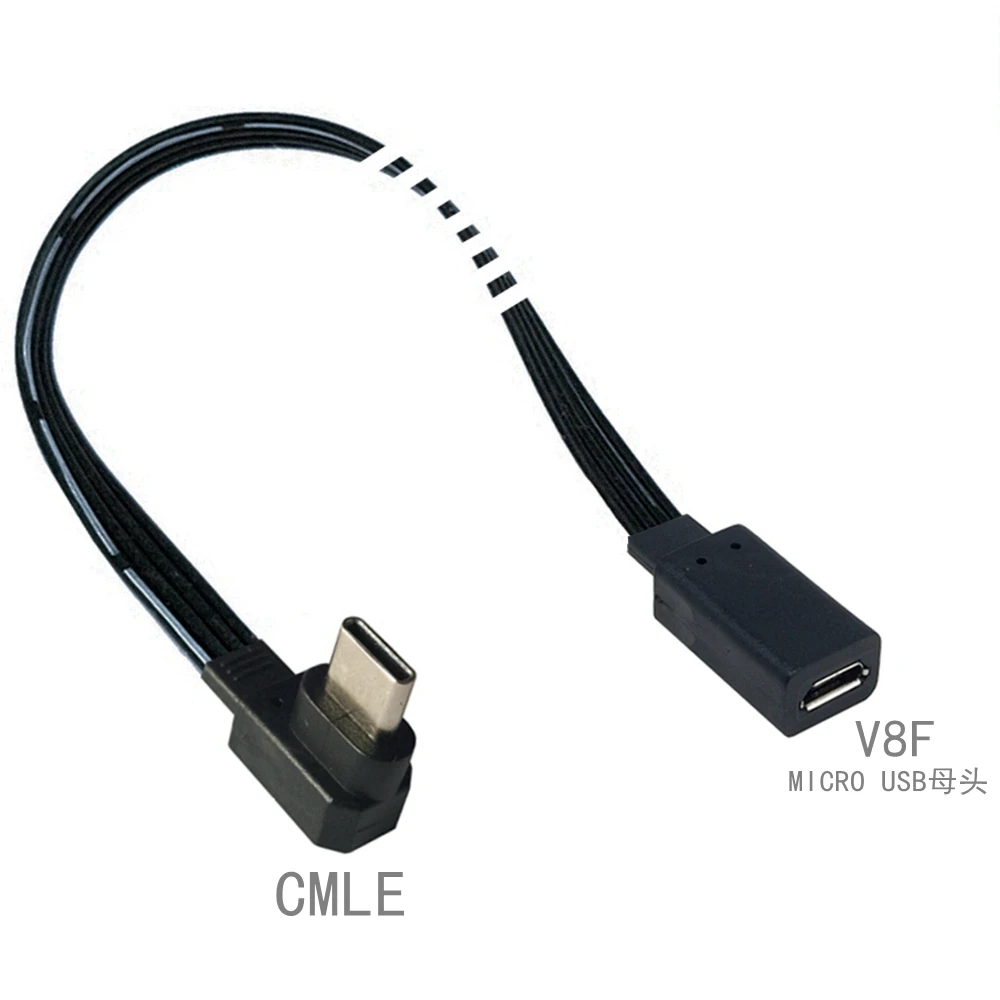 Type-C to Android Micro USB Charging Data Cable Type-C Adapter Suitable for Conversion Head Data Cable Phone Adapter