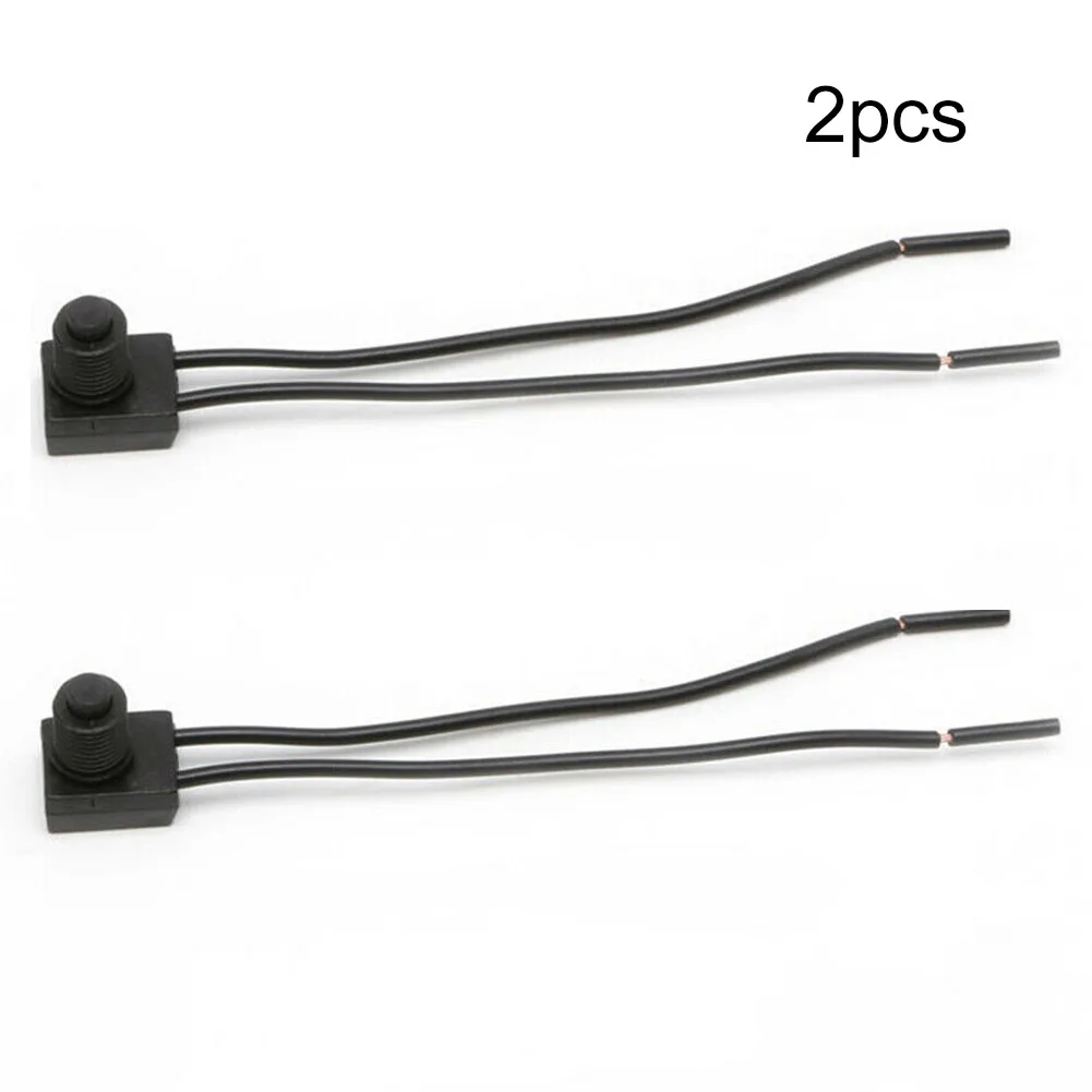 Waterproof PushButton OnOff Switch Perfect for Outdoor Lighting Car Motorcycle Easy Control Flush Mounting 2Pcs