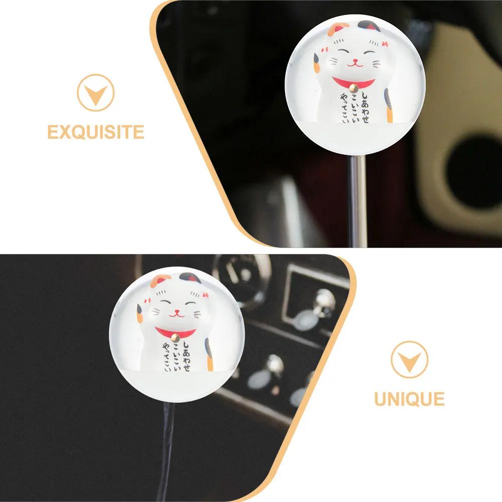 مقبض ناقل الحركة للسيارة بتصميم قطة فريدة من نوعها، متين وسهل معظم السيارات، قبضة أنيقة، مقبض ذراع ناقل الحركة التلقائي