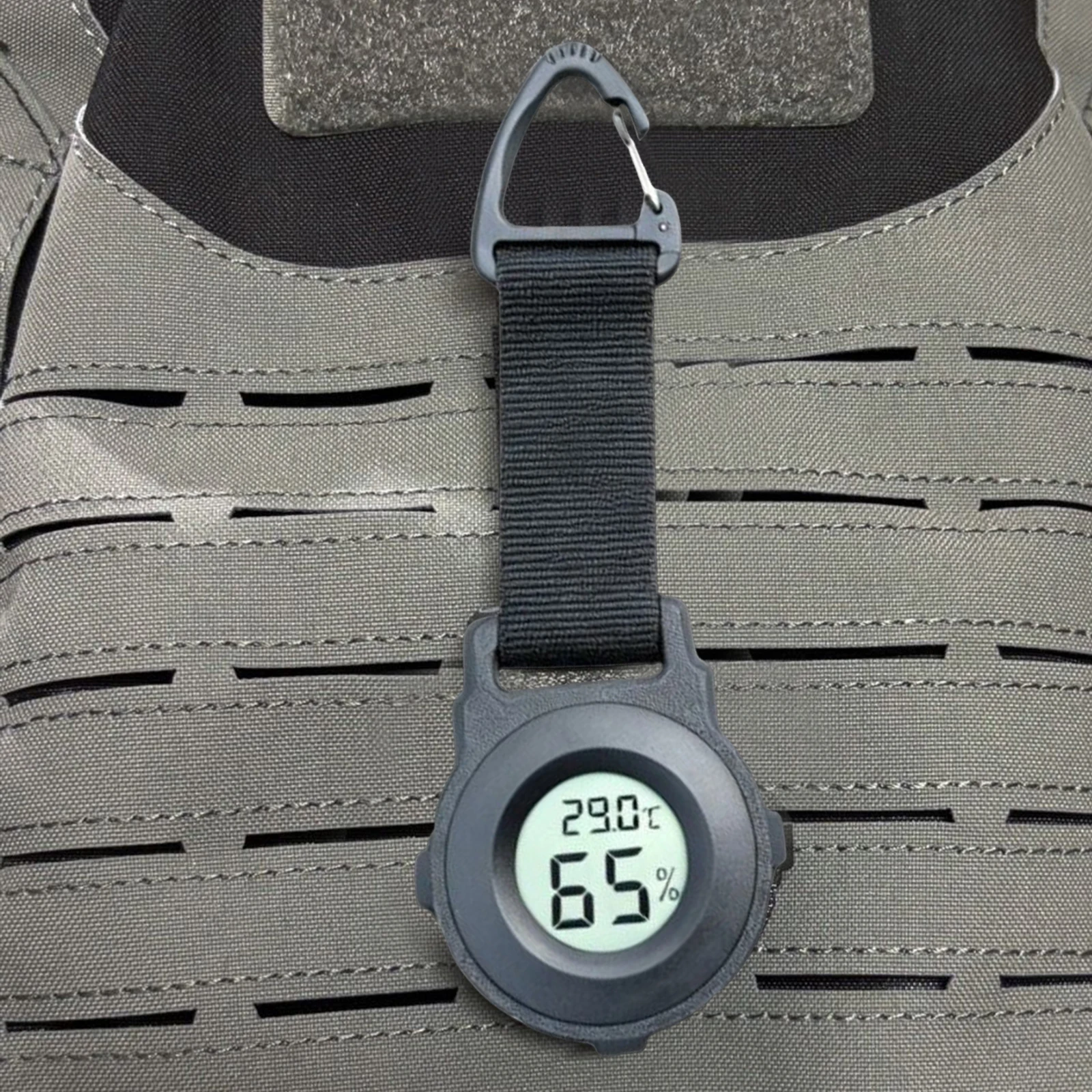 Temperature Humidity Meter with LCD Display Digital Hygrometer Thermometer and Humidity Gauge for Climbing Hiking Outdoor Sports