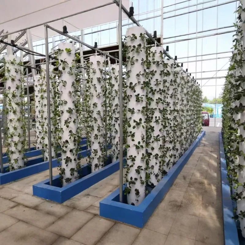 Hydroponic planting tower column Soilless cultivation tank Hydroponic tank Greenhouse greenhouse planting facilities