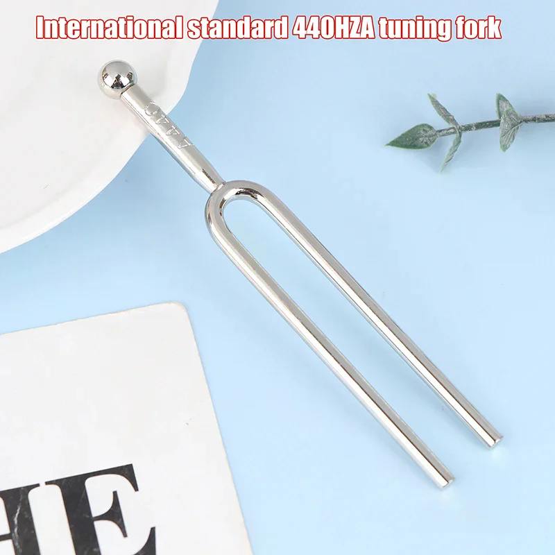 Medical Tuning Fork 440Hz A Tone Stainless Steel Violin Viola Cello Tuner Hammer Healing Sound Percussion Instrument Part