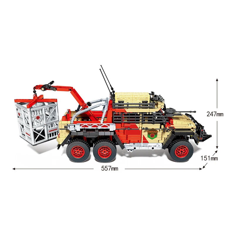 Technisches Radio im Maßstab 1:14, 2,4 GHz, ferngesteuertes Auto, Baustein, Dinosaurier, Benz G63, 6 x 6 Modell, Pickup-Truck, App, Rc-Fahrzeug, Spielzeug