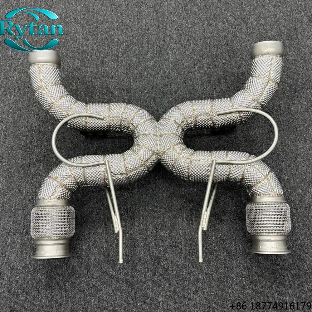 

304 Stainless Steel Mirror Polished 1.5mm Thickness Downpipe and Catback Exhaust System for 720S