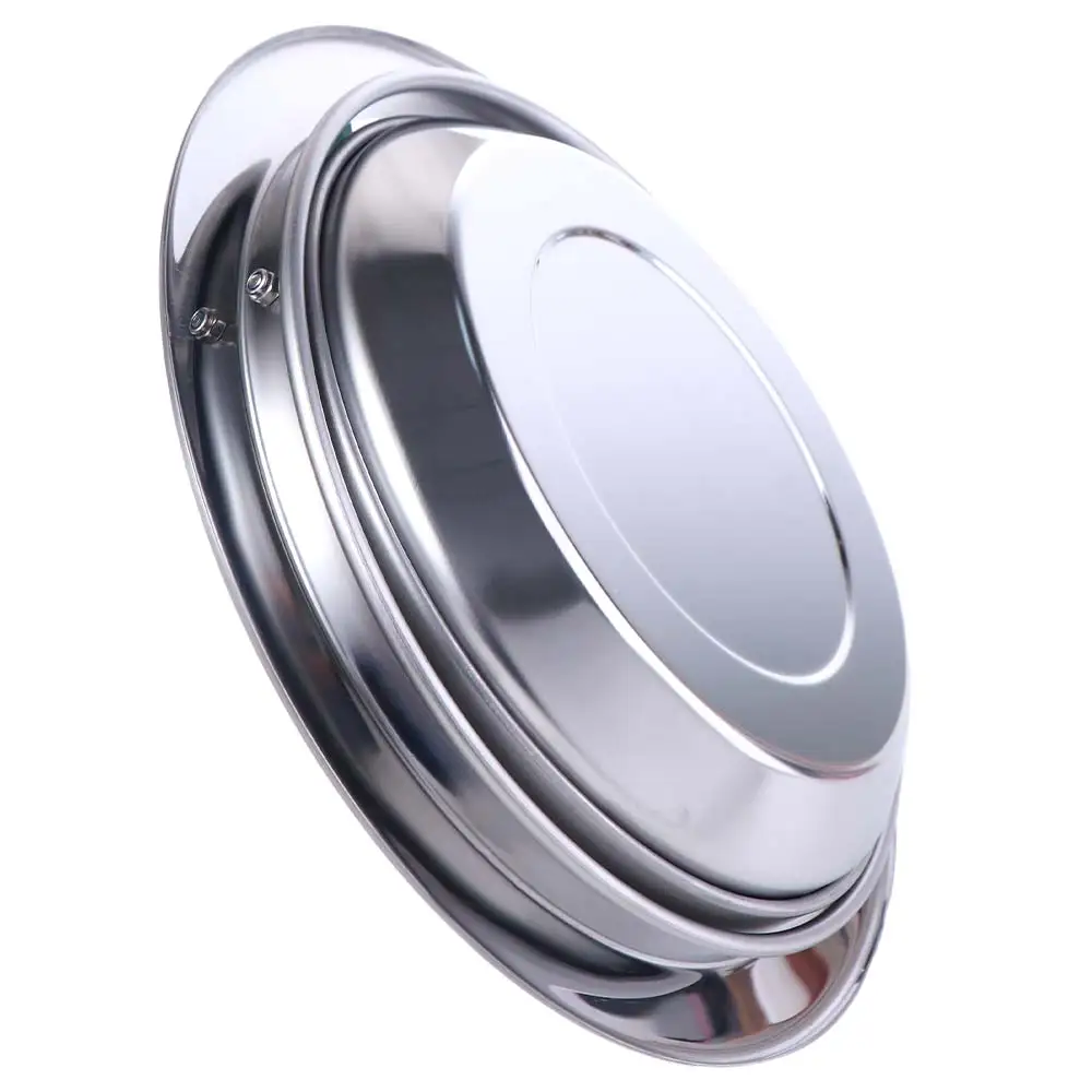 Built-in Countertop Trash Bin Waste Lid Recessed Balance Flap Cover Flap Lid Cover Round Shake Trash Bins Covers