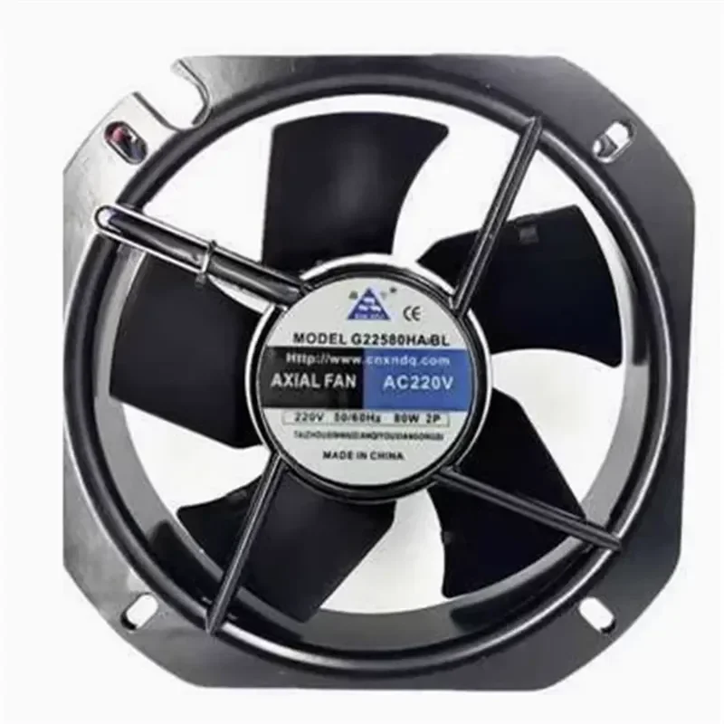 For Xinniu G22580HA2BL/HA3BL 220V 380V 80W high temperature and large air volume axial flow fan 22580