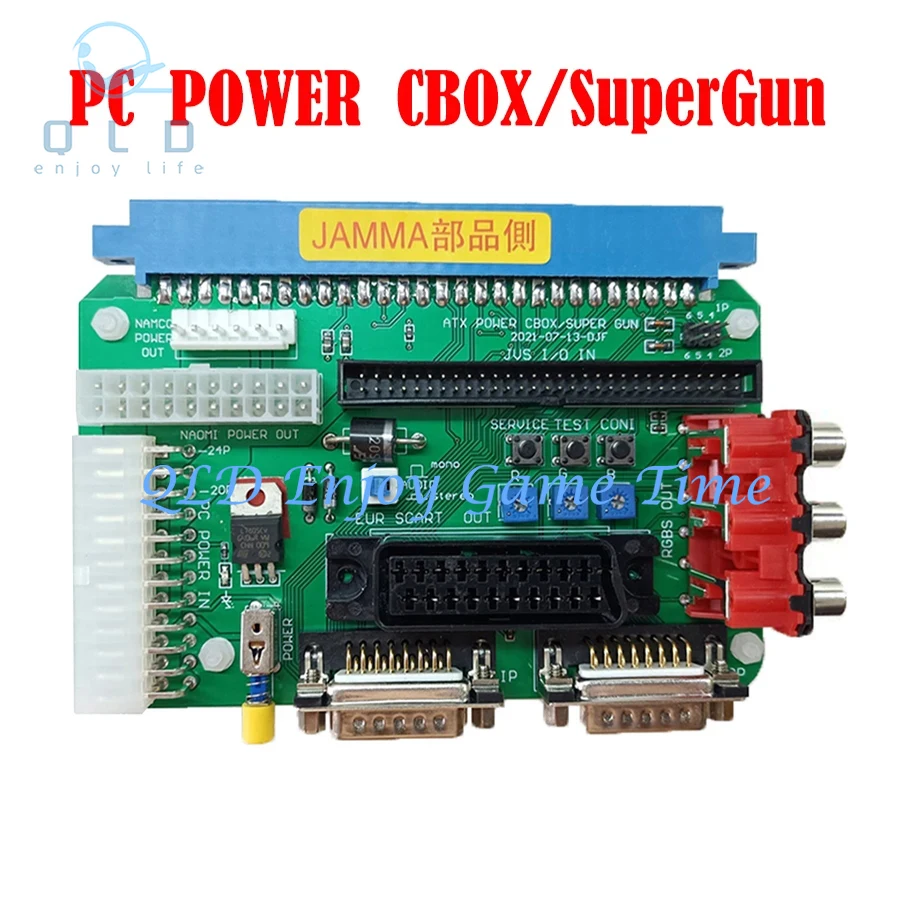 

Jamma SS NAOMI 245 256, адаптер питания Namco DB15 для Neo Geo Joypad CBOX SuperGun RGBS SCART