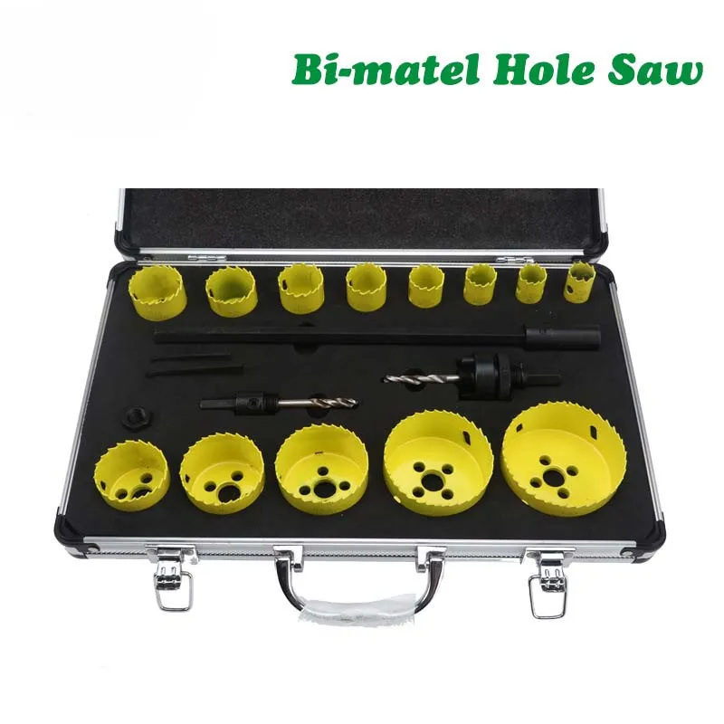 M42 Pipe Down Light Hole Opener Bimetallic Hole Opener Set Gypsum Board Pvc Board Thin Board Woodworking Hole Drill