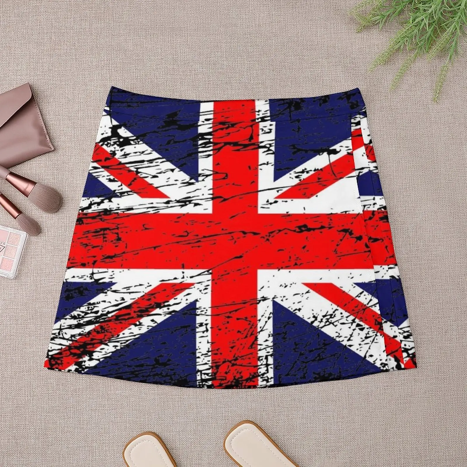 Mini jupe drapeau britannique pour femmes, tenue d'été