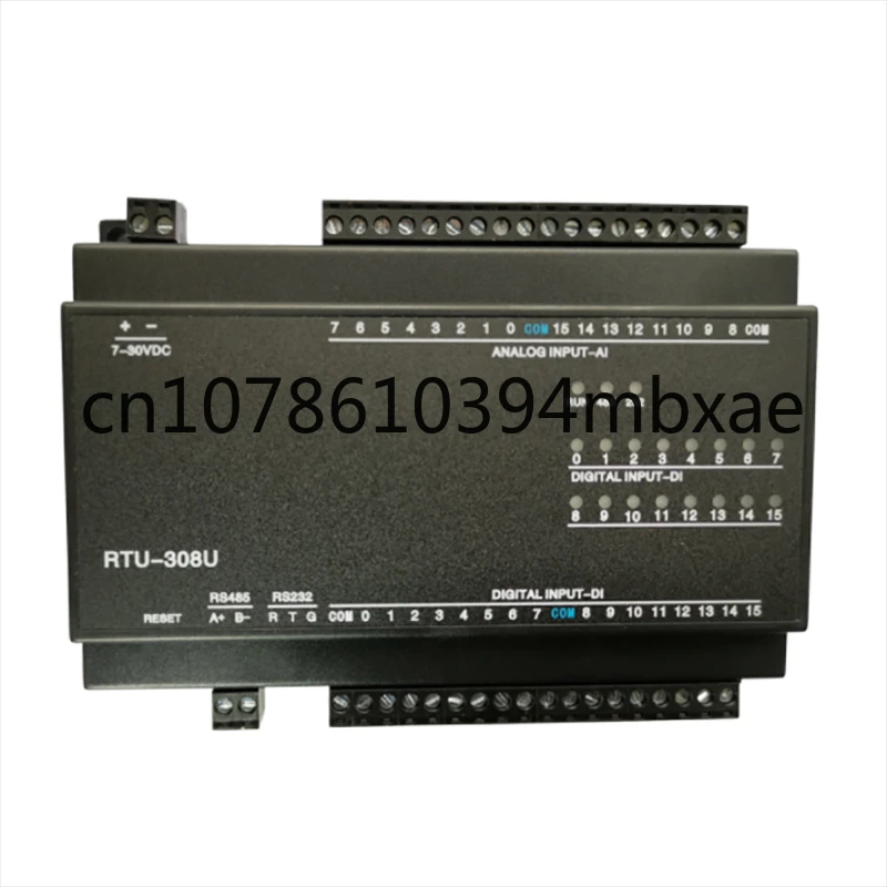 

RTU-308U 16AI analog acquisition 16DI digital input Modbus IO module RS485 232 PLC expansion