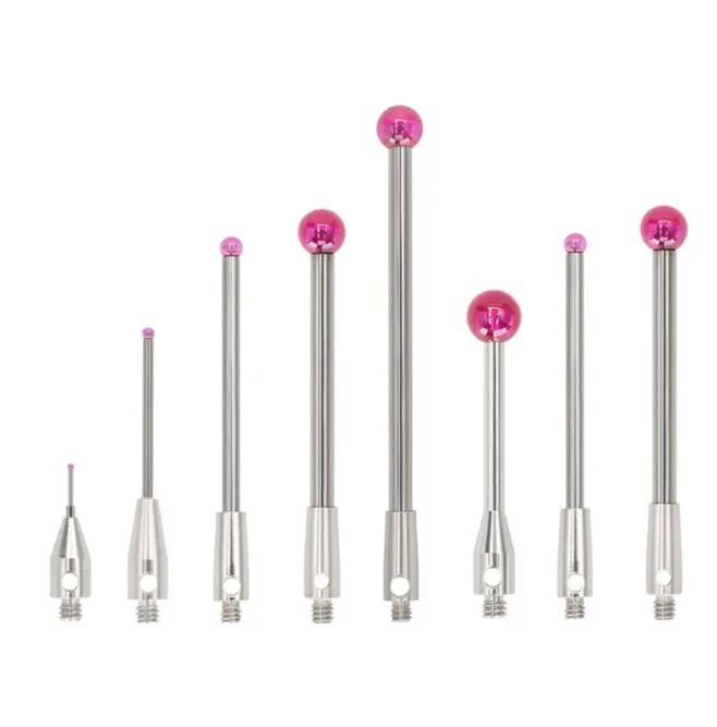 Three coordinate measuring needle Three dimensional measuring needle 0.5/1.0/ball head ruby measuring needle Thread M2M3