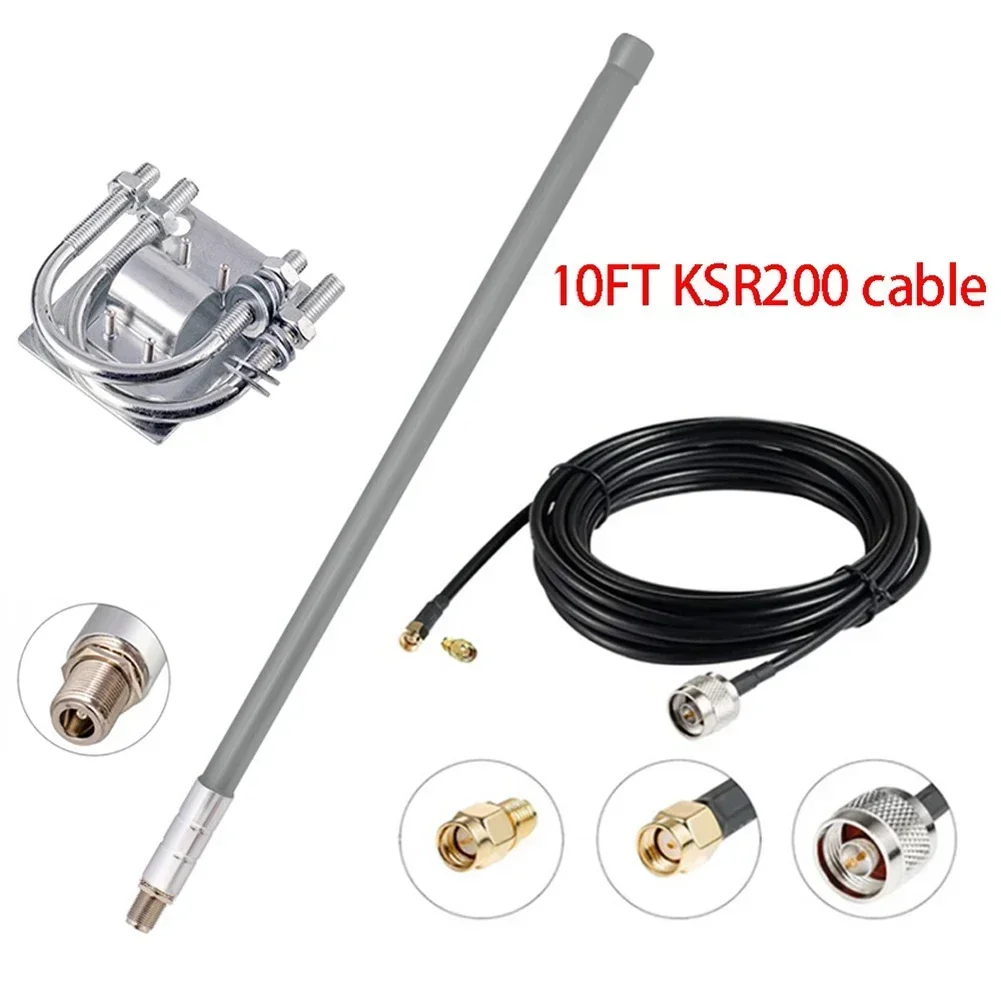 

915MHz Antenna 868MHz Antenna Fixed Wall Mount High Gain Antenna High Temperature Resistance Indoor Outdoor Use