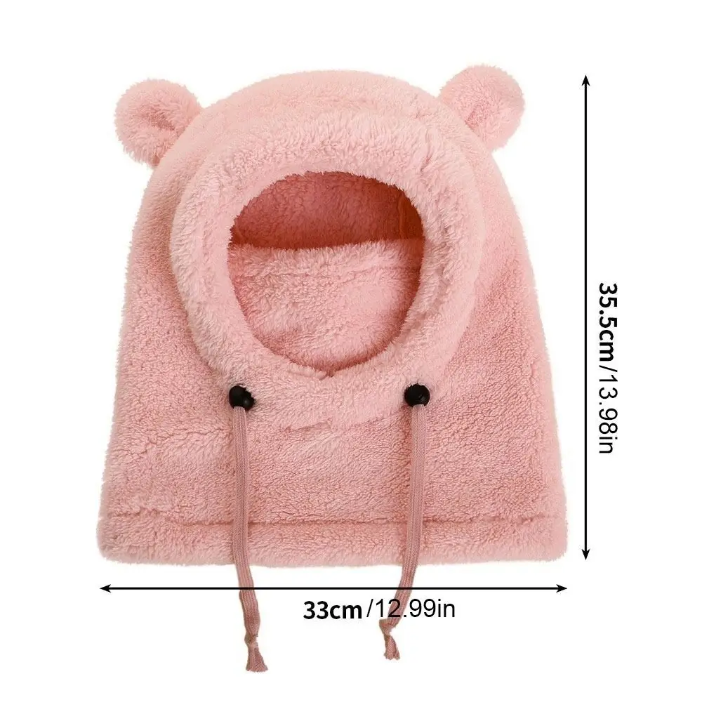 Funny 3 in 1 Winter Helmet Hat Mask Scarf Soft Integrated Hat Keep Warm Breathable Balaclava Hat Outdoor