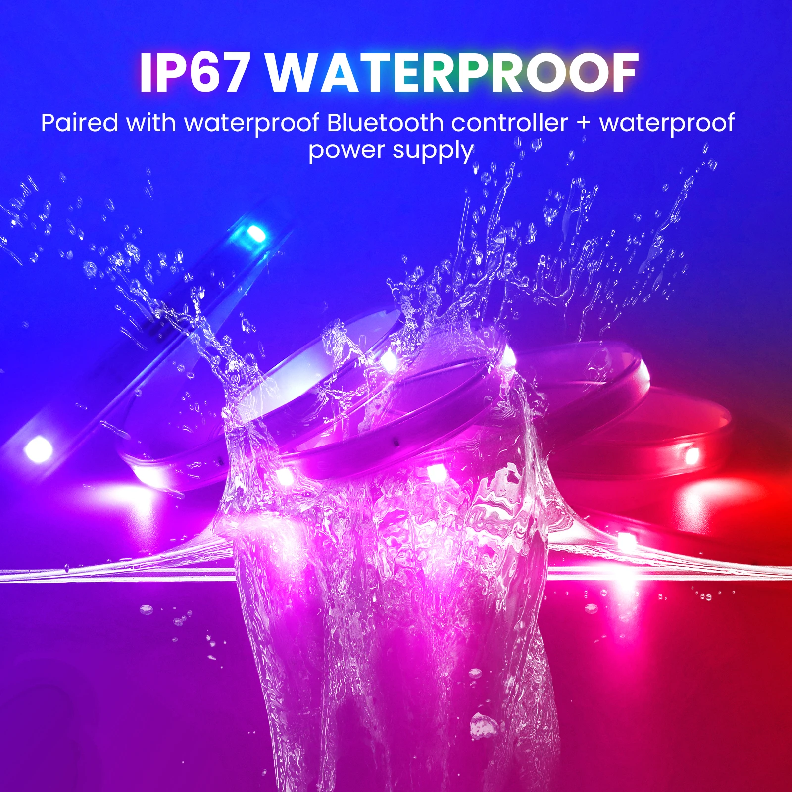 24 فولت RGB LED قطاع ضوء 5 متر 10 متر 15 متر 30 متر 60 متر بلوتوث مرنة LED الشريط IP67 مقاوم للماء في الهواء الطلق الشريط حبل مع الاتحاد الأوروبي الولايات المتحدة المملكة المتحدة الاتحاد الأفريقي التوصيل