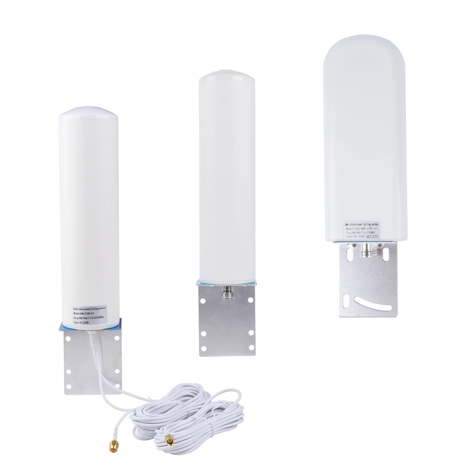 1PCS 10-12dBi/20 - 25dBi high gain 2G/3G/4G LTE outdoor antenna 698-2700MHz suitable for signal booster and modem router