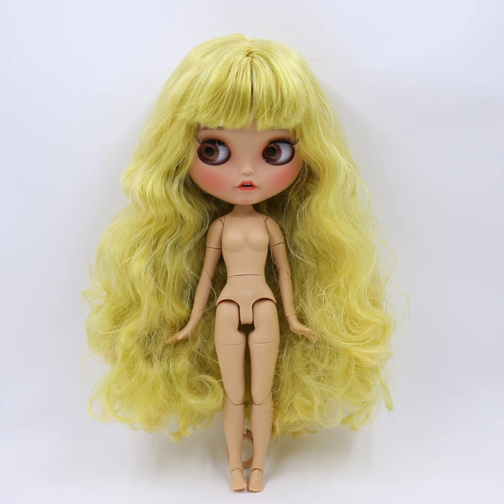 ICY DBS Blyth 1/6 Puppe 30cm Gelb-grün haar Tan Haut frosted Gesicht bjd puppe vollen satz SD