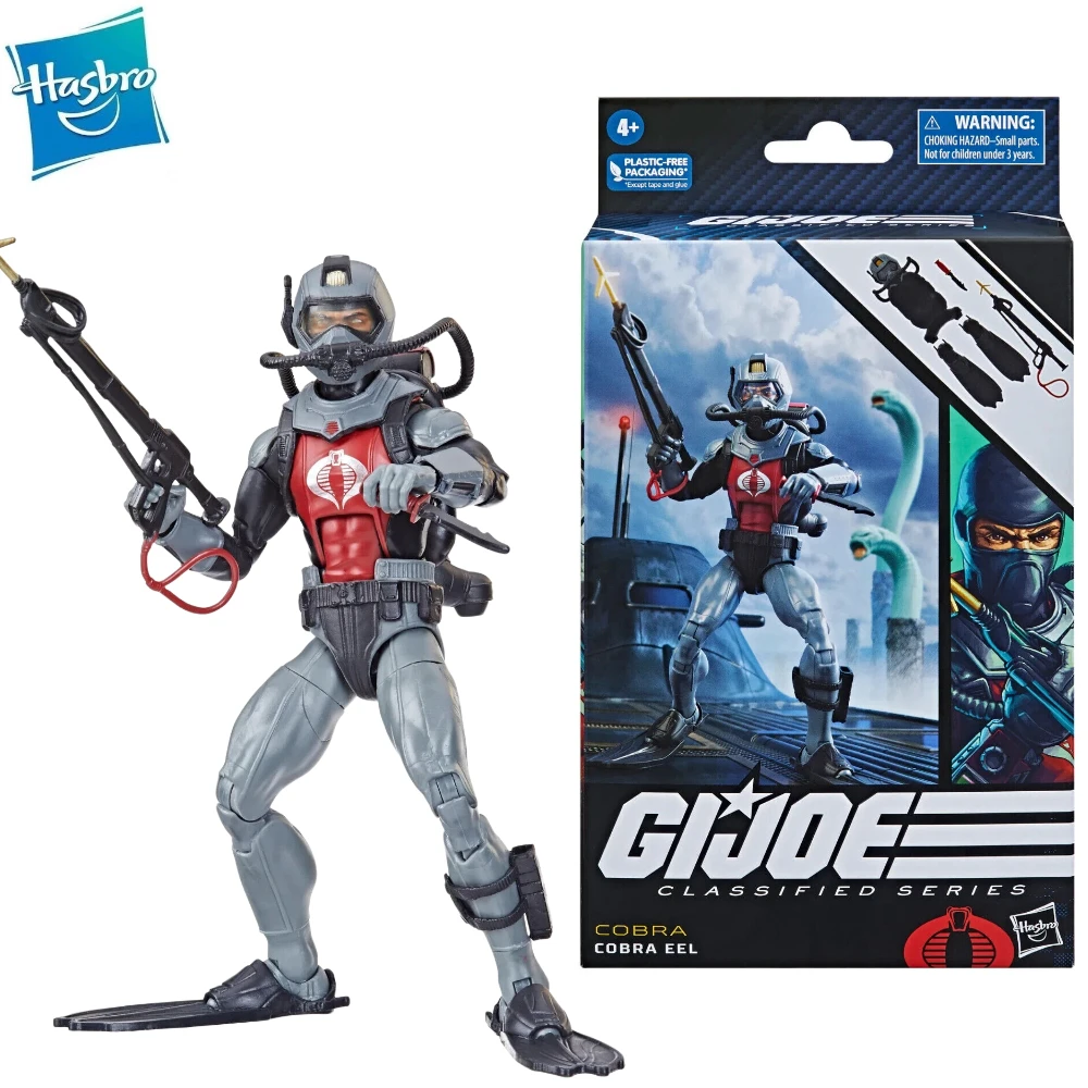 

In Stock G.I. Joe GI Joe Classified Series 6" 081 Cobra Eel Scuba Diver Action Figure Model Toy Collection Hobby Gift