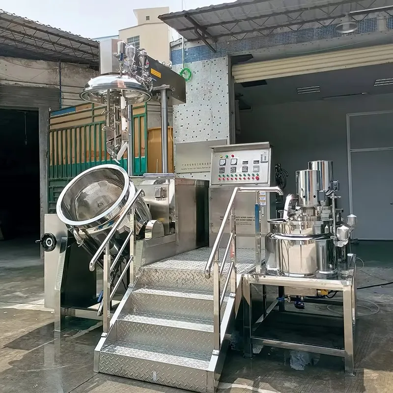 Customized 50-3000L Industrial Vacuum Homogenizer Emulsifying Tank Professional Mixing Equipment