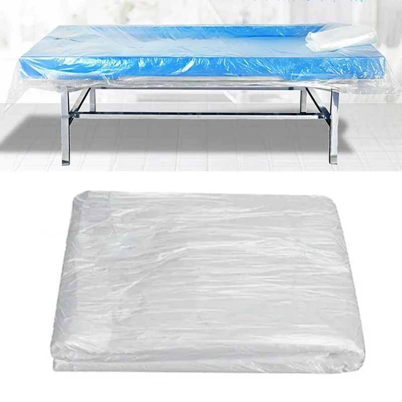 Couch Cover Disposable Bedspread SPA Massage Treatment Table Sheets Tattoo Beauty Bed Waterproof Film Table Cover 100pcs/bag