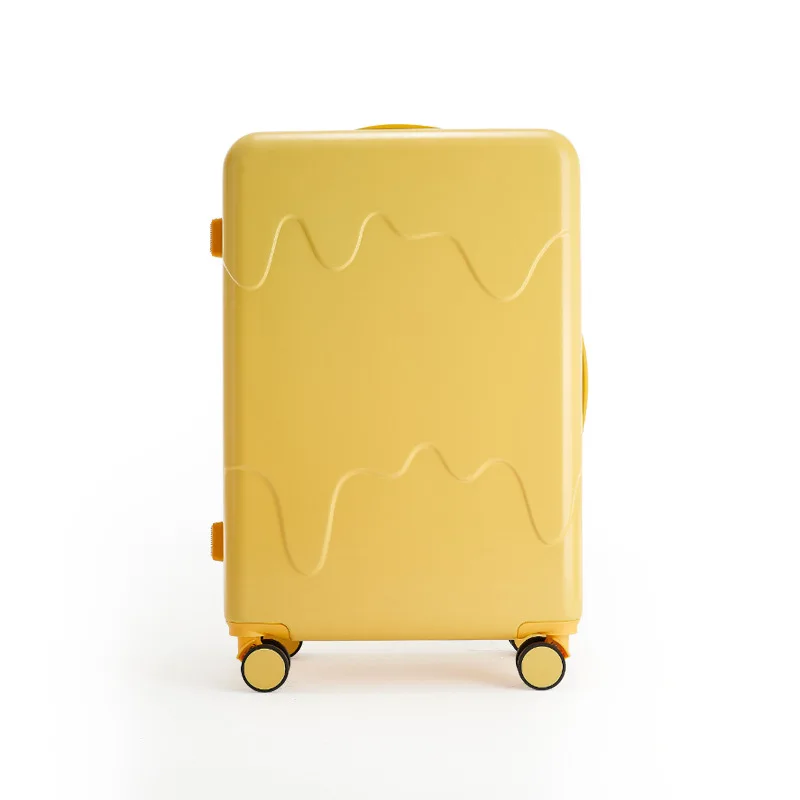 Ice Cream Suitcase Female Students 20inch Universal Wheel Sturdy Password Mute Boarding Suitcase Travel Valise Luggage