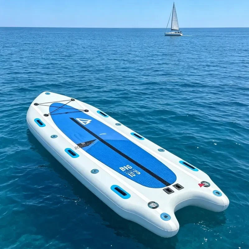 All Versatile PVC/EVA Inflatable Paddle Board Set Water Photography Lake Viewing Short Roaming Outdoor Team Leisure