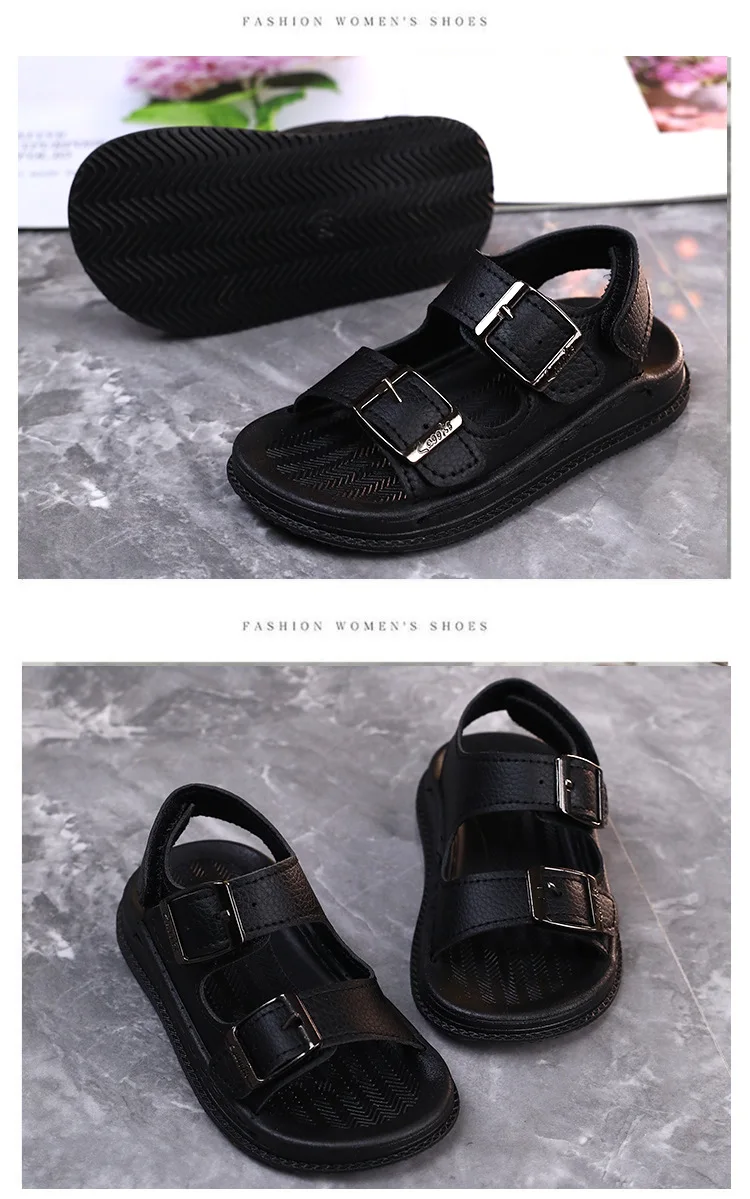 Jungen-Sandalen 2026 Neue Kinder-Strandsandalen Modische Sportliche Rutschfeste Verschleißfeste Babyschuhe 1-6 Jahre Alte Lederschuhe – Detail 14