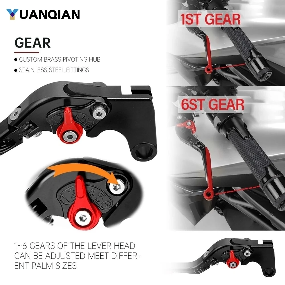 For Yamaha MT-07 MT07 MT 07 2014 2015 2016 2017 2018 2019 2020 2021 2022 2023 2024 Motorcycle Accessories Brake Clutch Levers