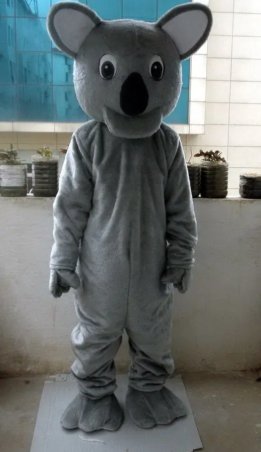 Costume de mascotte de dessin animé de paupières d'ours de koala en mousse pour adultes, robe de paupières de Noël, costume d'Halloween, offre spéciale, nouveau