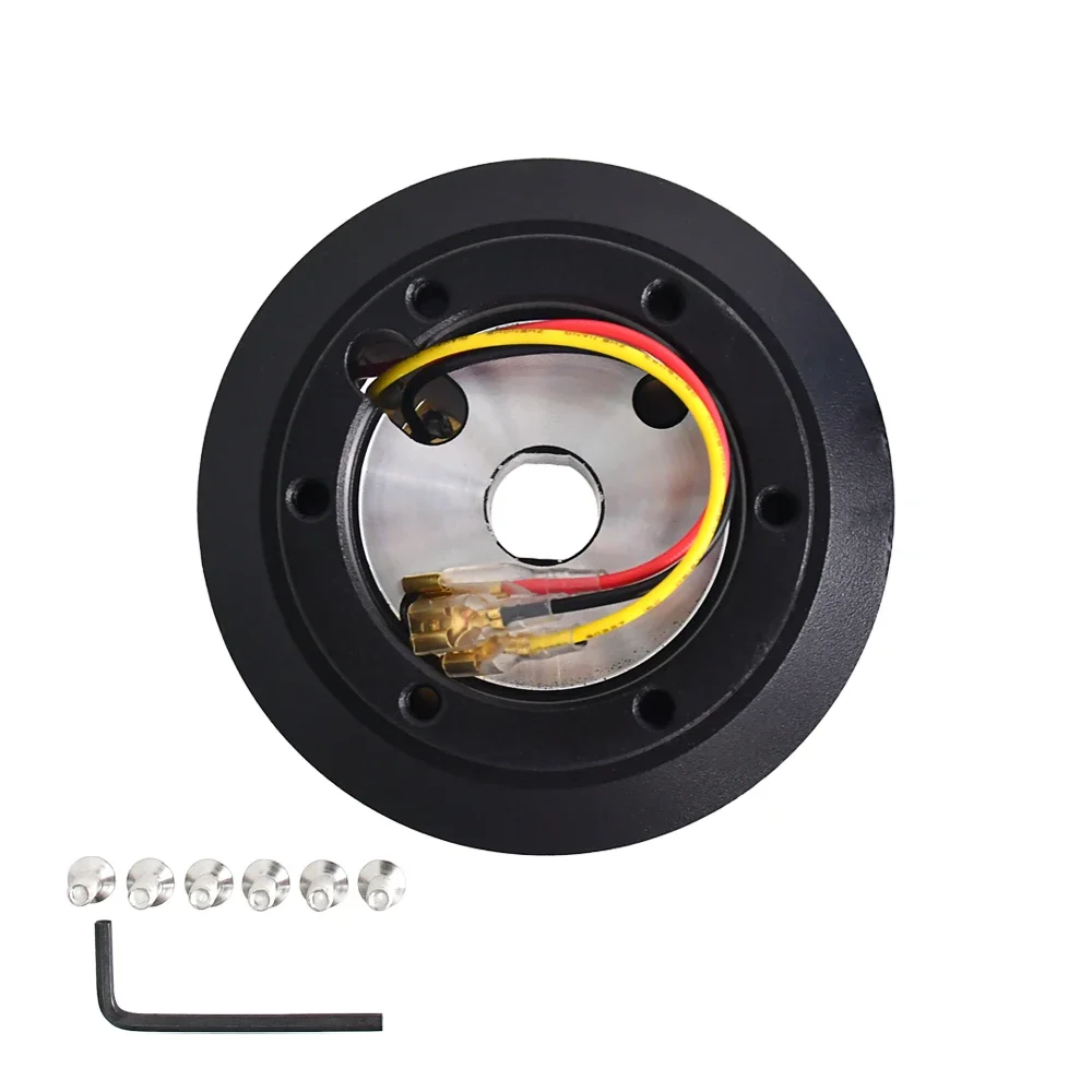 TIYPEOR Car Steering Wheel Hub Adapter for Ford Mustang 1994 to 2004