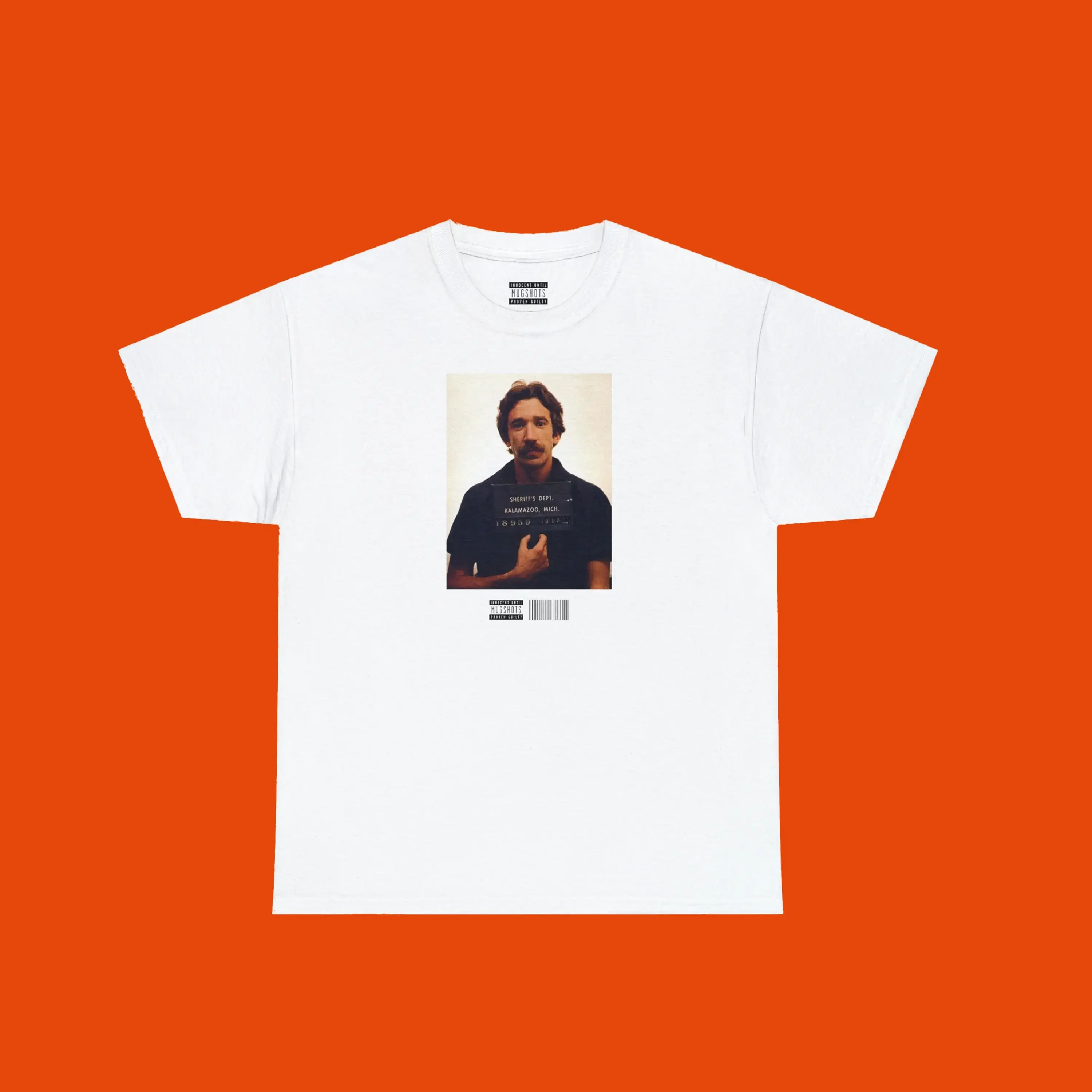 

Tim ALLEN Mugshot TSHIRT CELEBRITY Y2k Fashion Inspired Santa Claus T Shirt