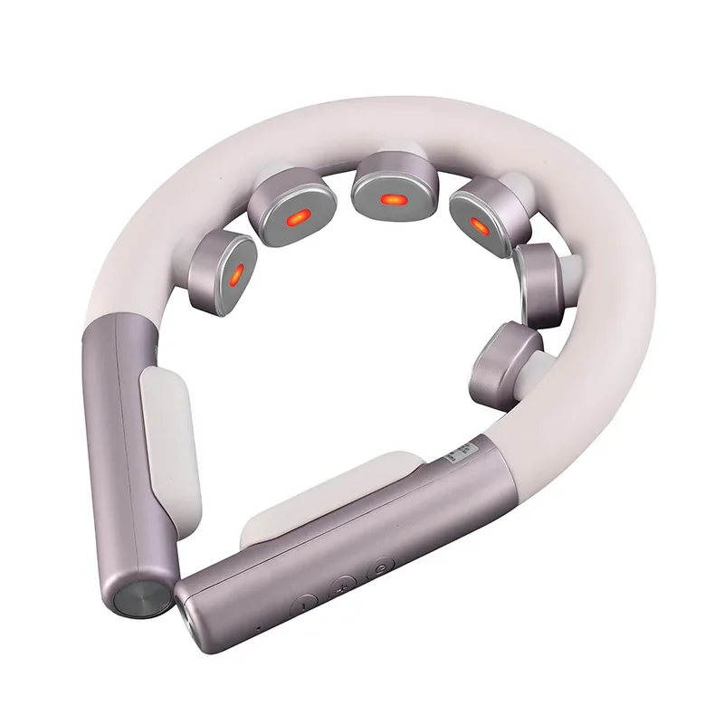 Multifunctional Soft Silicone Cervical Spine Jog Massager Remote Control Model, Can Be Customized