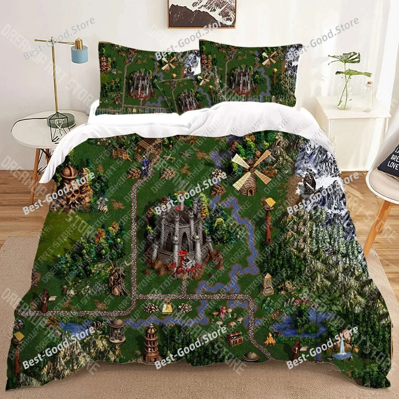 Heroes of Might and Magic 3D Bedding Sets print duvet cover Adults_ children bed comforter birthday gift dropshipping