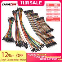 Dupont Cable Ribbon Jumper Wire Kit 10cm 20cm 30cm Male Female 24AWG Copper Line Set for DIY Arduino Breadboard PCB