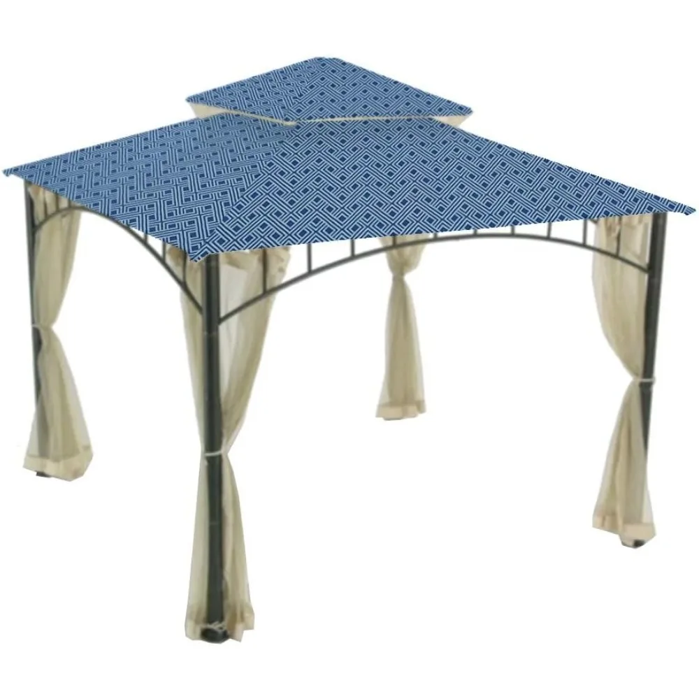 

Replacement Canopy Top Cover for The Madaga Gazebo, Midnight Trellis