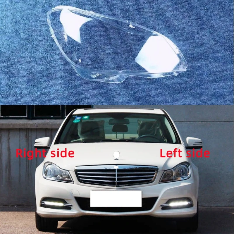 

Для Mercedes-Benz C-Class W204 2011 2012 2013 2014, корпус фары, сменный абажур, линза фары, стекло
