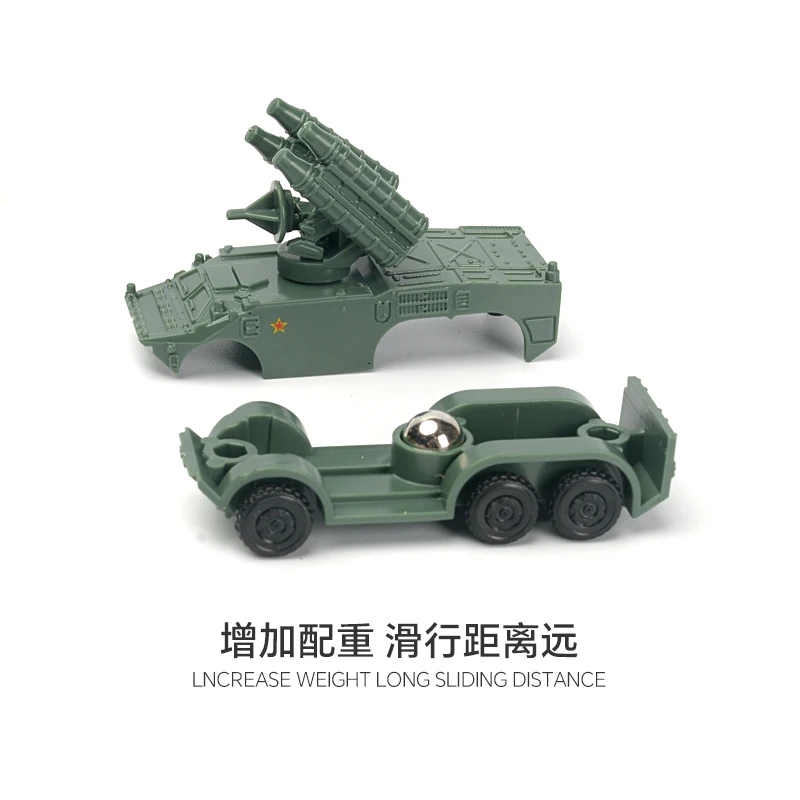 4D ชุด 1/144 Hongqi 7B Air Defense ขีปนาวุธเปิดตัวระบบเรดาร์รถของเล่นจําลอง