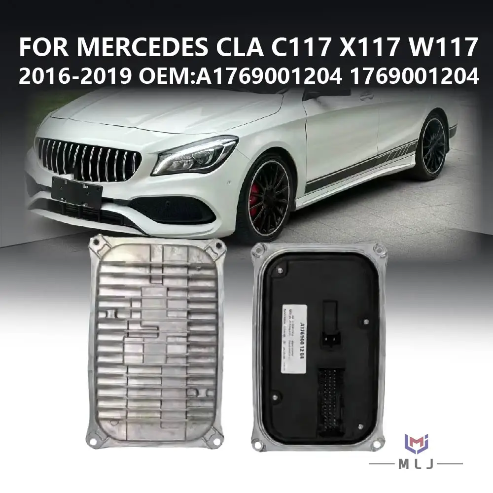 

A1769001204 Модуль управления светодиодными фарами и ДХО для Mercedes-Benz A-Class W176 2015-2018, CLA C117 X117 2016-2019