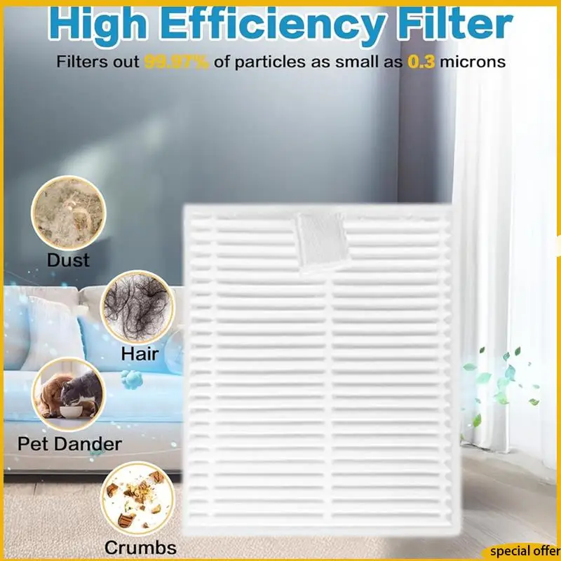 

A61I For Cecotec Conga 8490 Ultimate Ultra Power Replacement Parts Main Side Brush HEPA Filter Mop Cloth Dust Bag