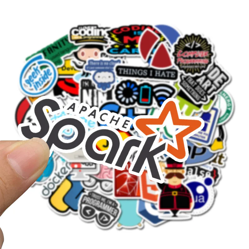 10/30/50pcs Programmer Internet Java Stickers Geek Php Docker Html Bitcoin Programming Language For Phone Laptop Car Toy Decals