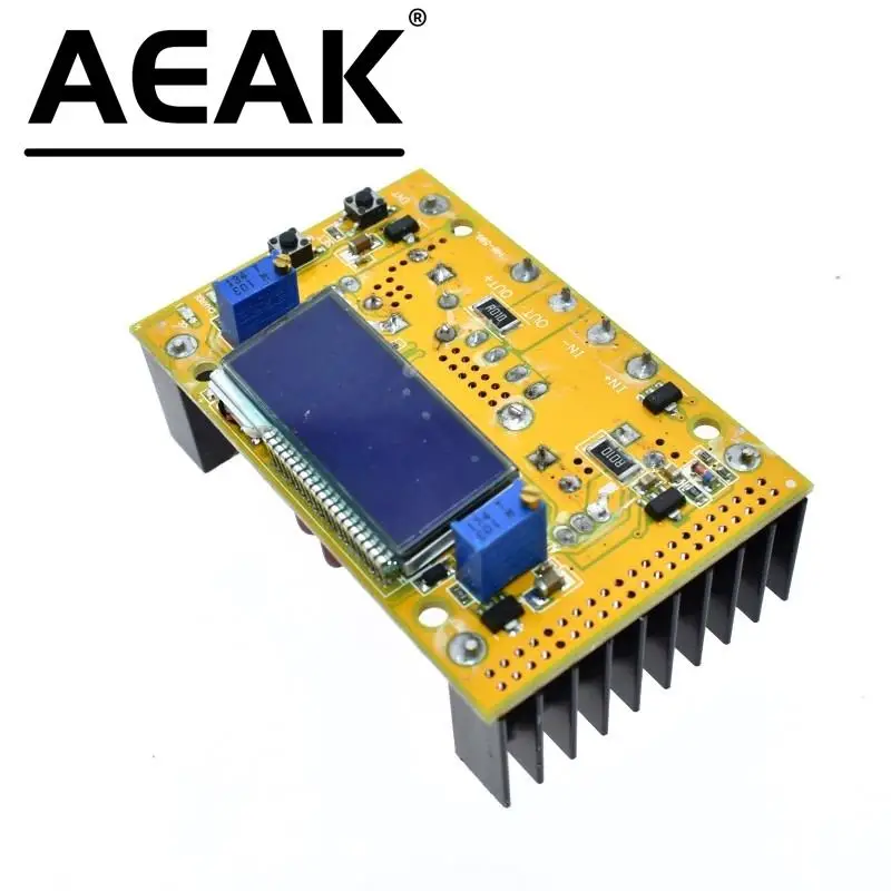 DC-DC 10A Einstellbare LCD Dual Display CC CV Step-down Netzteil Modul Kurzschluss Schutz Fall DC-DC Boost konverter