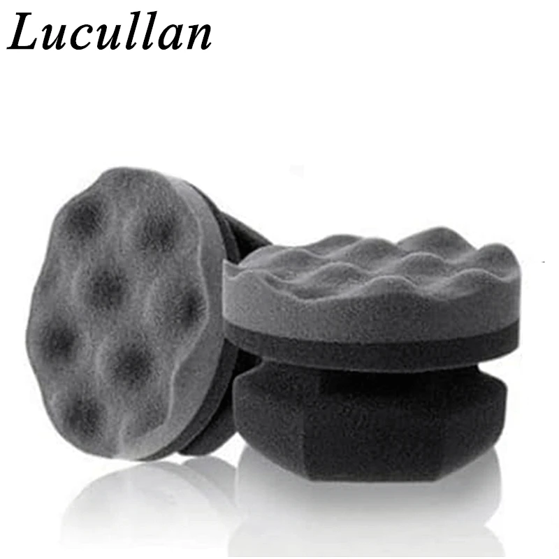 

Lucullan Make Detailing Easier Hex Grip Tools Handheld Tire Waxing Sponge 3 inch Fit The Wax Bottle Tire Dressing Applicator