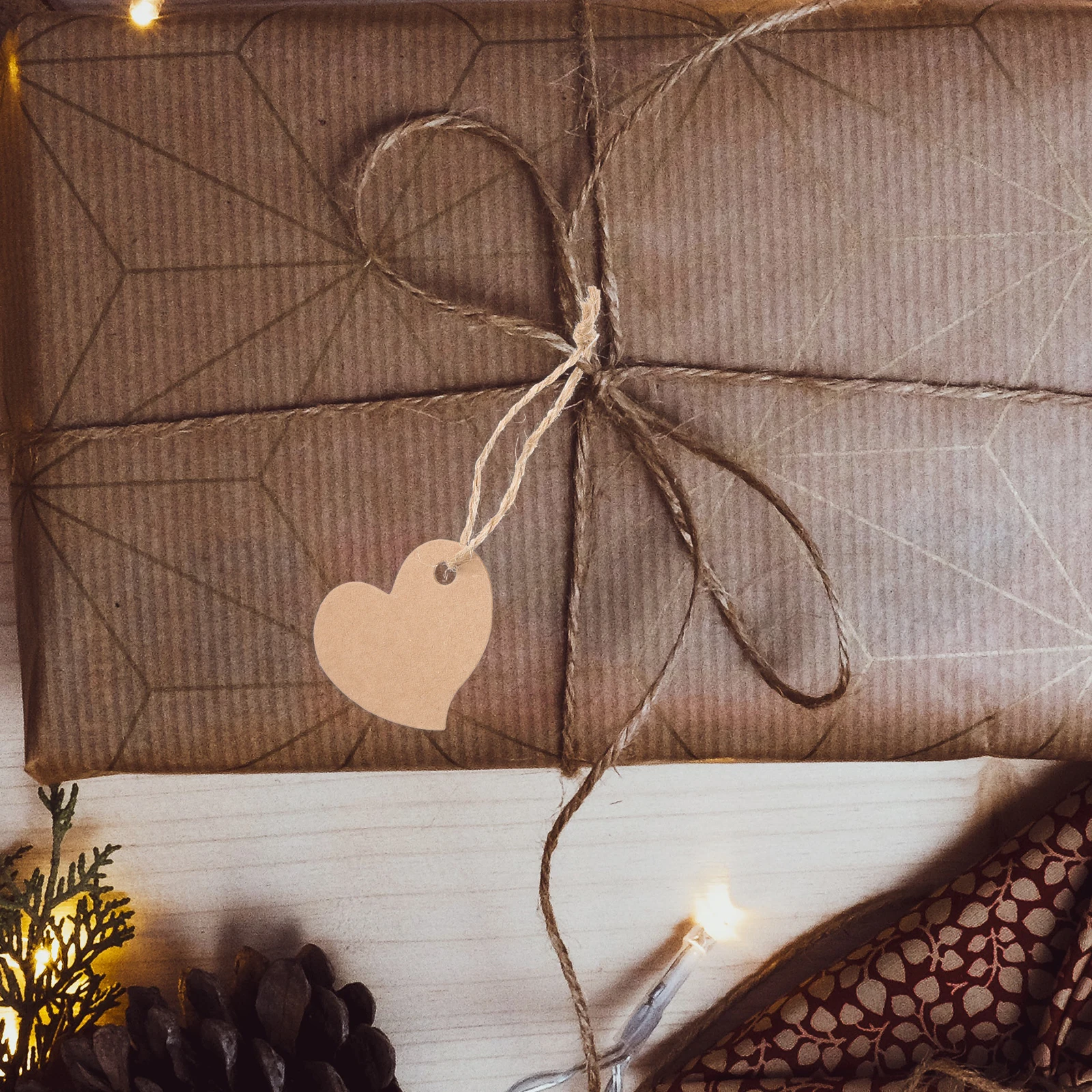 

Kraft Paper Hang Tag Heart Shape Tags Hanging Craft Diy Crafts Hand Made Handmade Valentine's Day