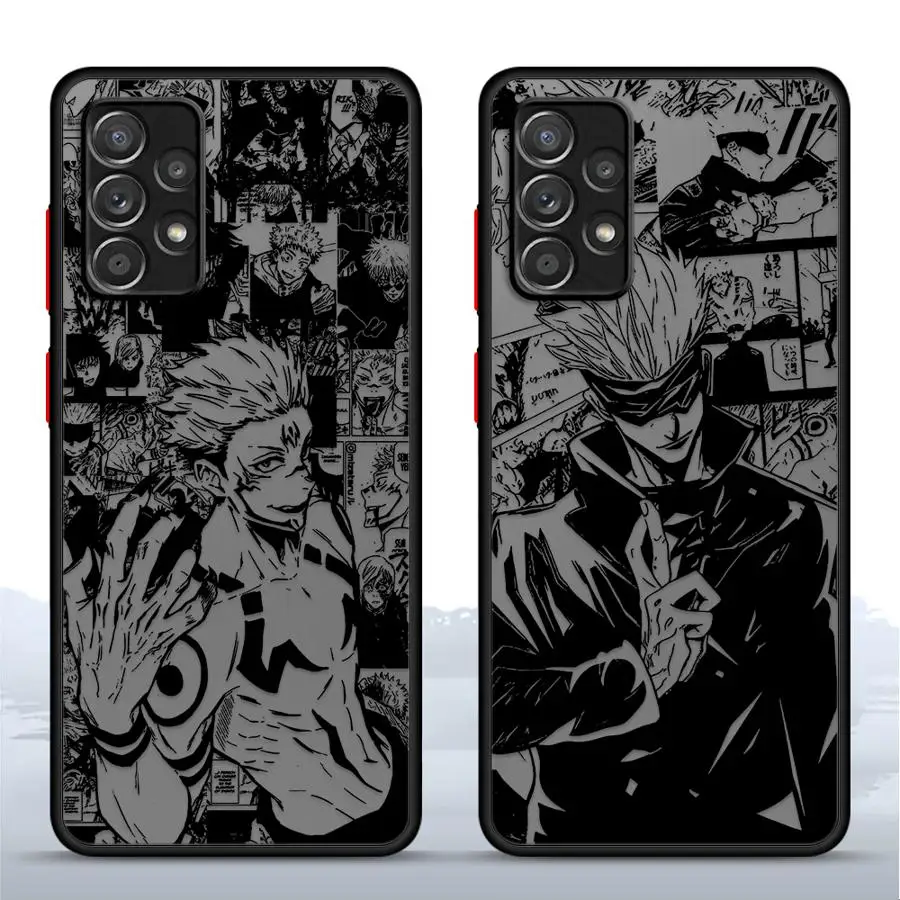 Чехол для Samsung Galaxy A34 A24 A54 A53 A35 A36 A22 A25 A26 A21s A73 A52 A56 ТПУ Cover Cool Anime Boy