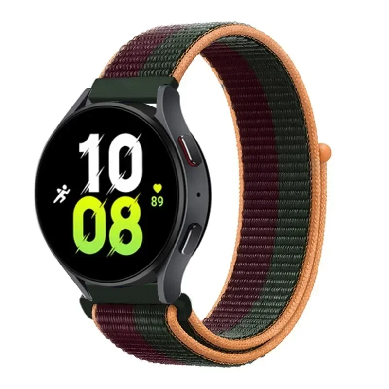 Nylonschlaufe für Samsung Galaxy Watch 7 6 5 Pro/4/classic Frontier/Active 2 Sportarmband Huawei Watch GT 5-4-3-2 22 mm 20 mm Armband