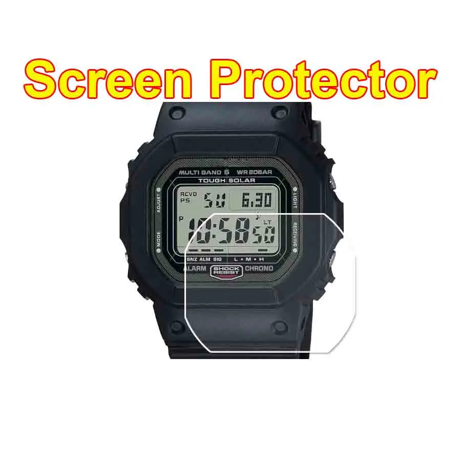 2PCS/3PCS TPU Screen Protector For Watch GM-6900 GM-5640 GLS-5600 G-5600 GW-M5610 GX-56   HProtector Nano Explosion-proof Film