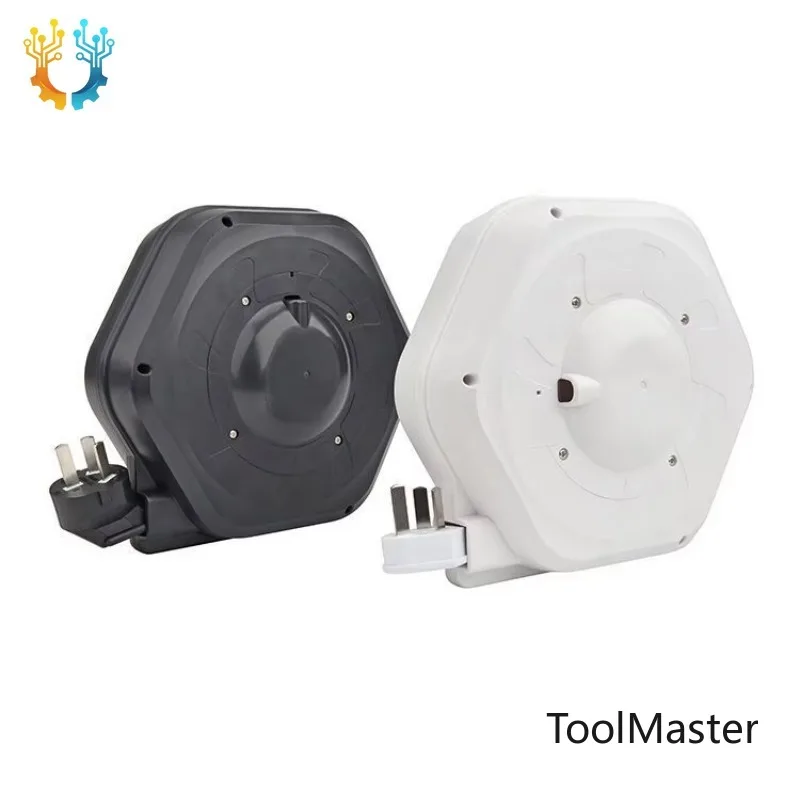 

【2026】Automatic Outdoor Waterproof Retractable SJTW H05VV-F VDE 3m Cable Reel 13A/15A DC Plug Male Stripped