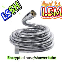 LSSH Stainless Steel Flexible Shower Hose Tube Pipe For Bathroom Accessories Shower Tube High Strength Hot And Cold Hose