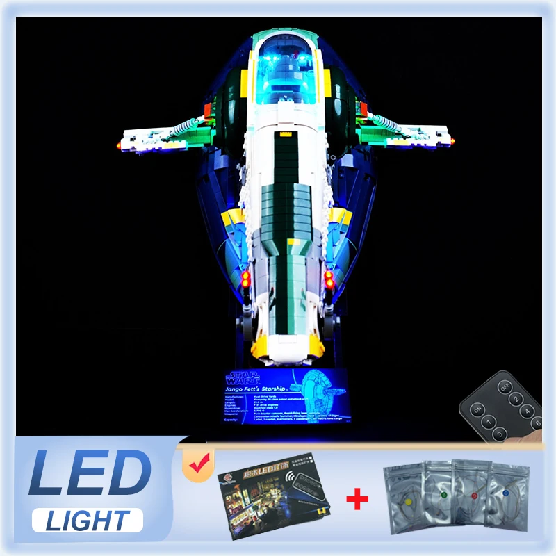 

DIY RC LED Light Kit For LEGO 75409 Interstellar spaceship (Only LED Light,Without Blocks Model)